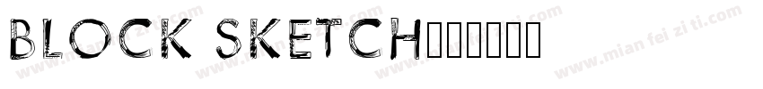 Block Sketch字体转换